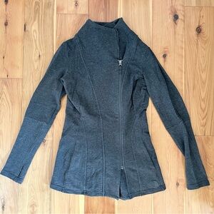 Women’s The North Face Gray Zip-Up Tunic Sweatshirt Size XS